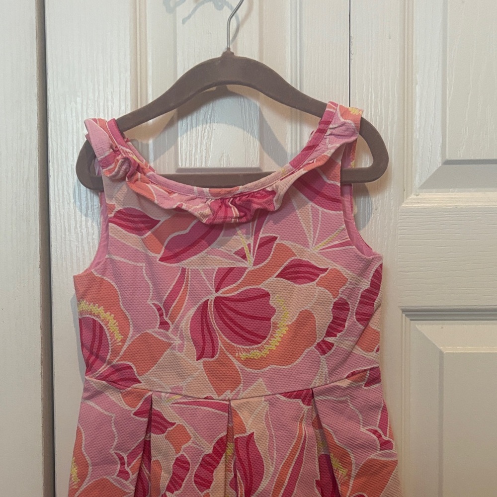 Janie and Jack Pink Floral Casual Dress